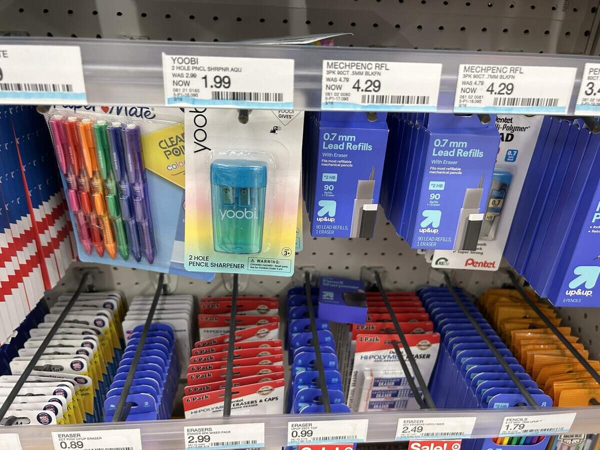 Sacramento Bee Reporter Veronica Fernandez-Alvarado visited three popular supermarkets and stores in the Sacramento area and priced 14 key supplies from William Land Elementary School supply list to determine which stores offer the best options.