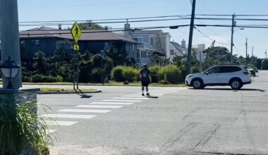 Long Beach Township Police Conduct ‘Cops in the Crosswalk’ Detail