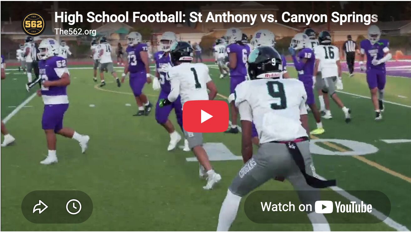 VIDEO: St. Anthony Vs. Canyon Springs, Football – The562.org