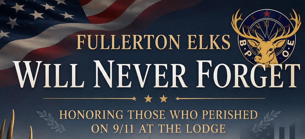 Event Announcement: Patriot Day Luncheon at Elks Lodge 1993