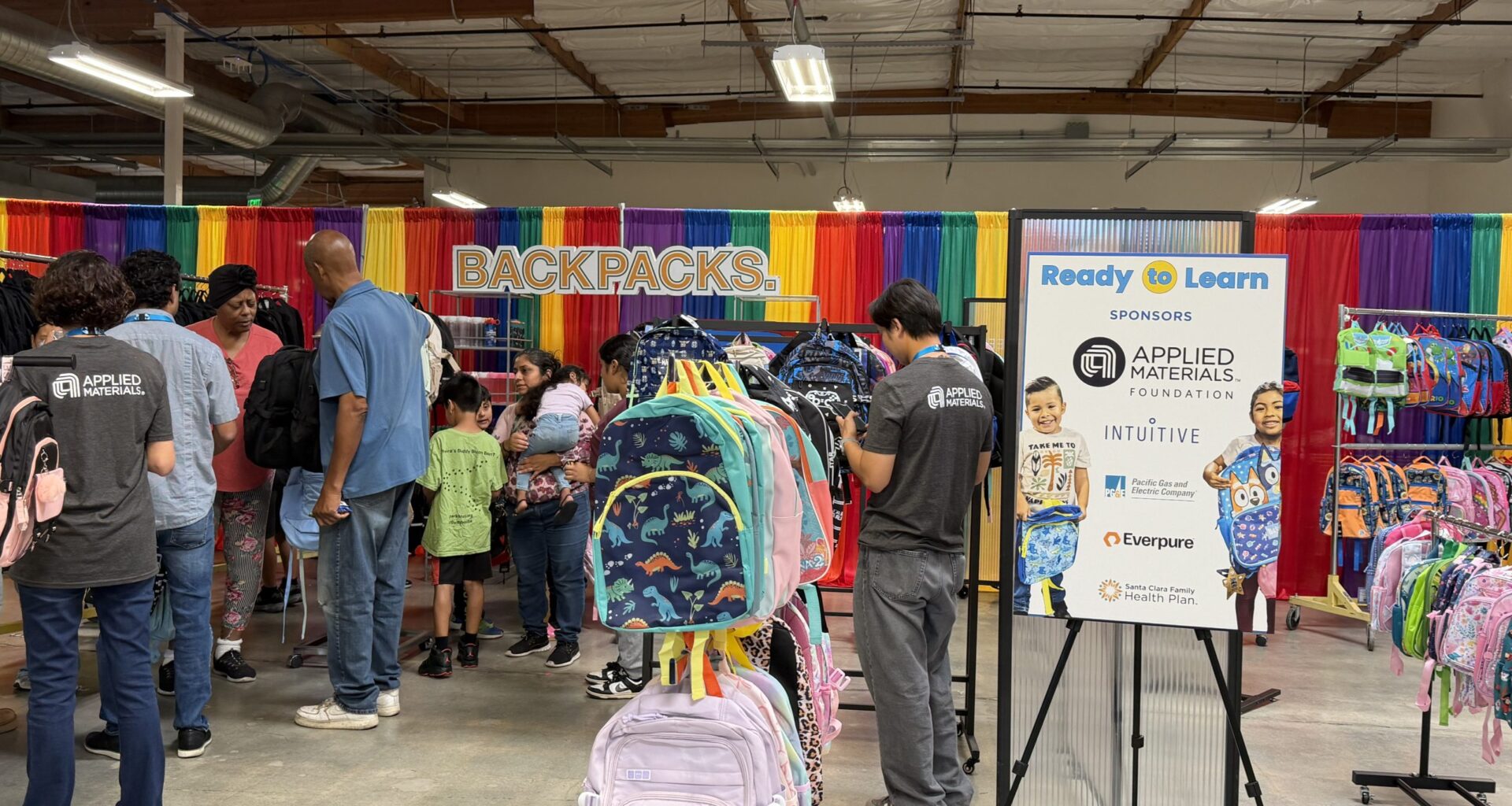 Sunnyvale Community Service's Ready to Learn program distributed school supplies for more than 2,000 students this year.