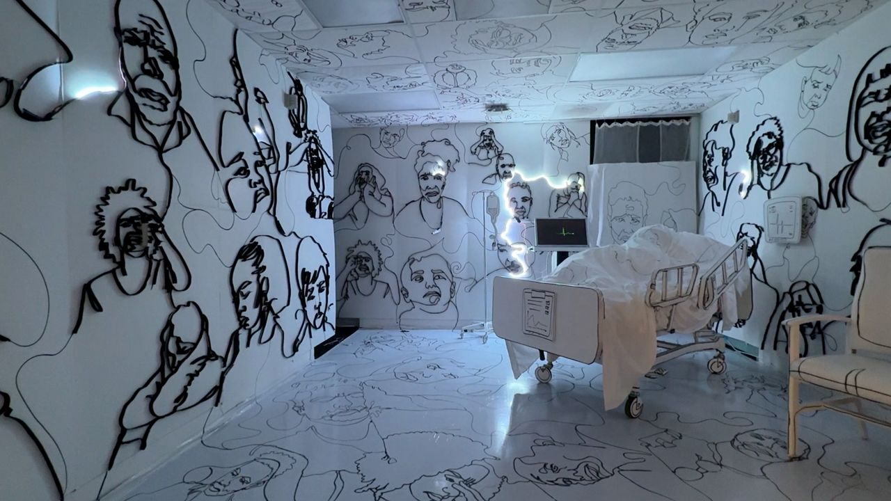 Hospital of Emotions fills defunct medical center with art