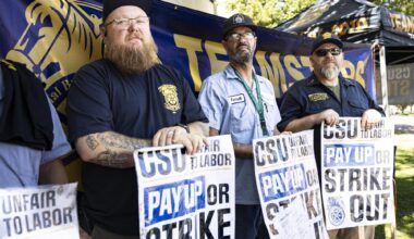 ‘Greed’: Teamsters welcome students with one-day strike on move-in day – The State Hornet