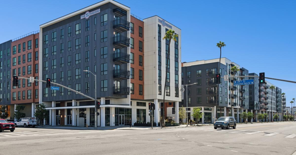Rendering vs. Reality: Mixed-use complex at 3900 S. Figueroa St. in Expo Park