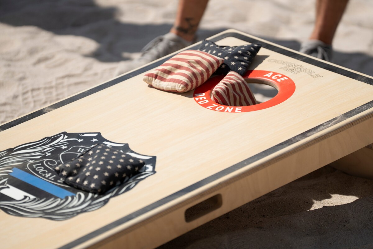 Sep 21, 2024; Wyckoff, NJ, USA; The 6th annual Wyckoff PBA cornhole tournament.