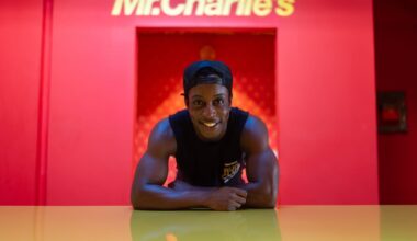 Shaka Smith, a vegan influencer who's politically an independent, poses for a portrait at his fast-food restaurant in Santa Monica, Calif., on Aug. 6, 2026.