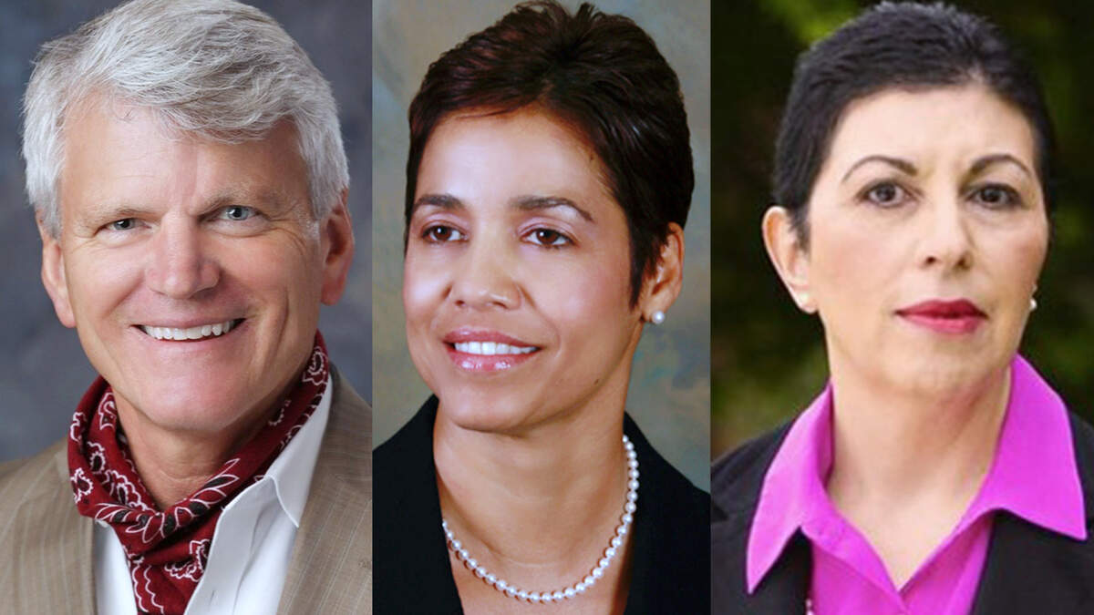 Judge Robert Whelan, left, and Judge Virna Santos, center and Judge Lisa M. Gamoian, right, from handout photos. Judge Robert Whelan, left, and Judge Virna Santos, center and Judge Lisa M. Gamoian, right, from handout photos.
