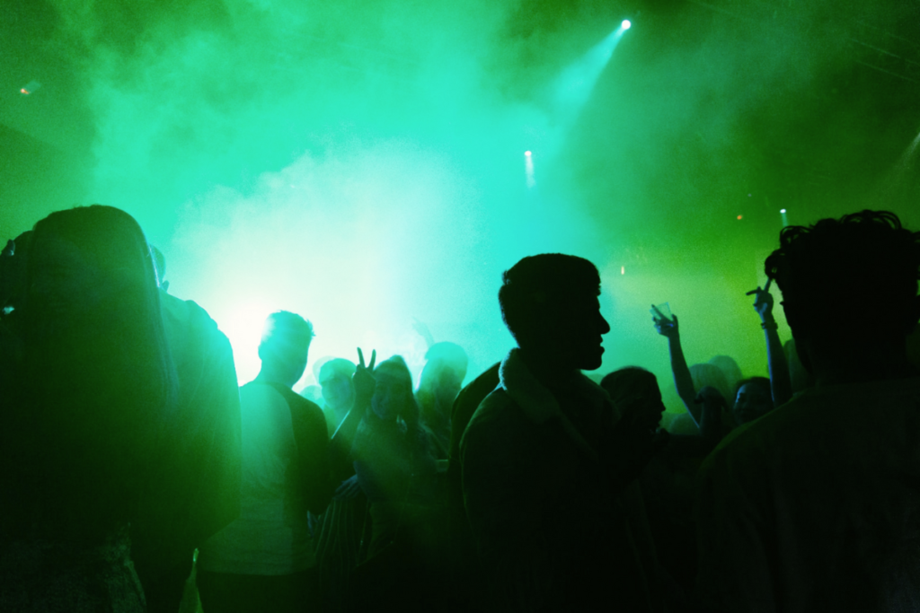 people dancing at a party