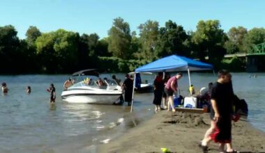 Sacramento residents turn to the American River to escape the heat