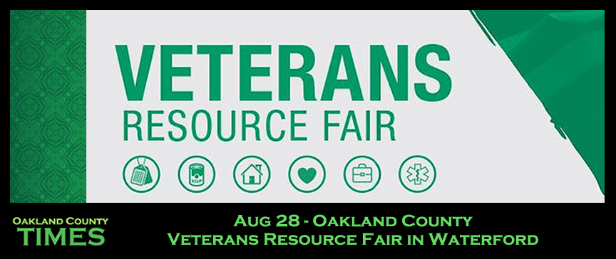 Aug 28 - Oakland County Veterans Resource Fair in Waterford