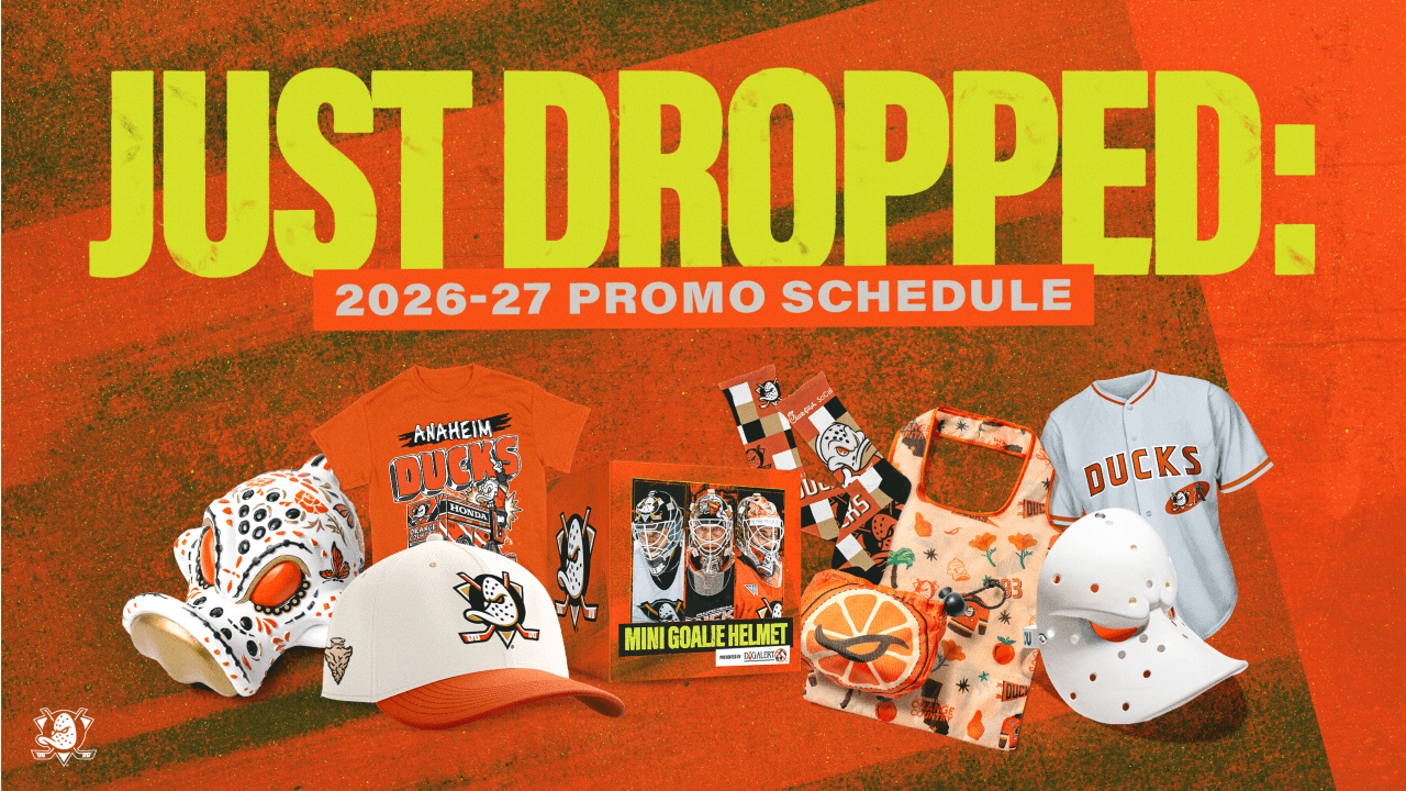 Ducks Announce 2026-27 Promotional Schedule
