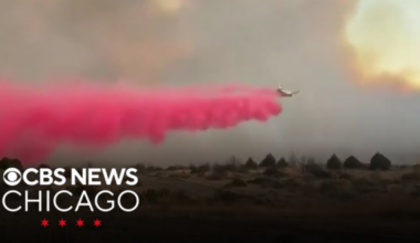 Firefighters work to contain intense fire near California-Nevada border