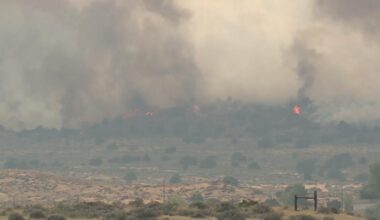 Bug Fire burns 2 civilians near California-Nevada border, sheriff says