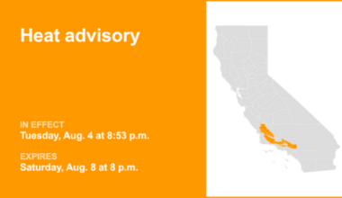 Heat advisory issued for Southern California until Saturday evening