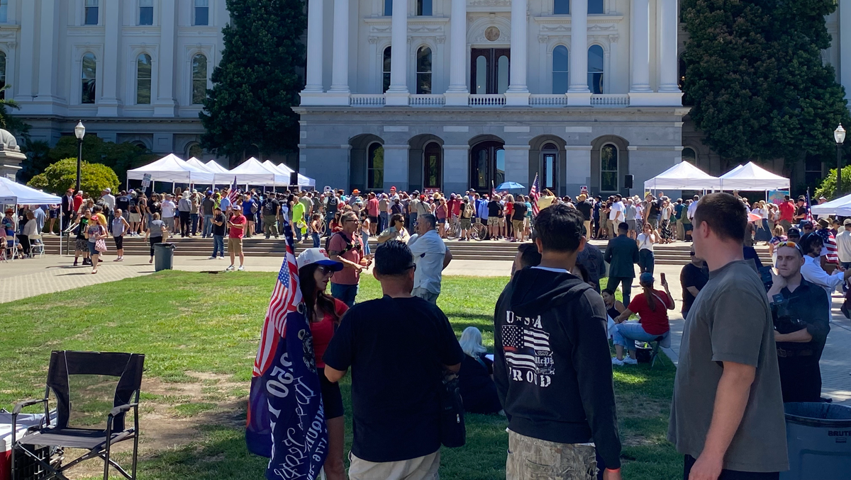 3 arrested for assault during Nick Shirley-related rally at California Capitol