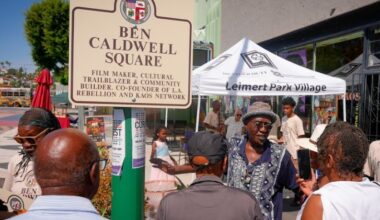 Ben Caldwell Square in Leimert Park honors filmmaker, educator – Daily News