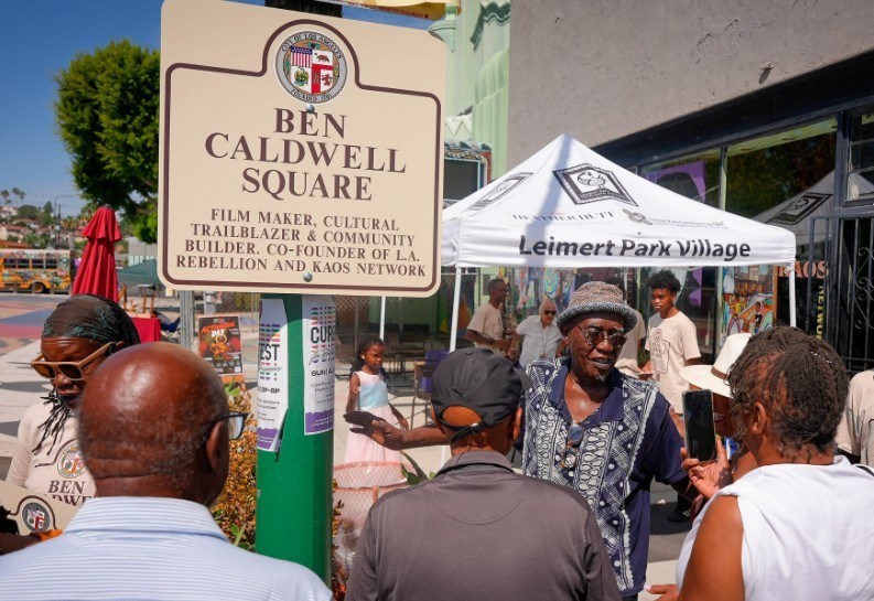 Ben Caldwell Square in Leimert Park honors filmmaker, educator – Daily News
