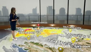 Spokane wildfire smoke drifts into Northern California amid triple-digit heat wave