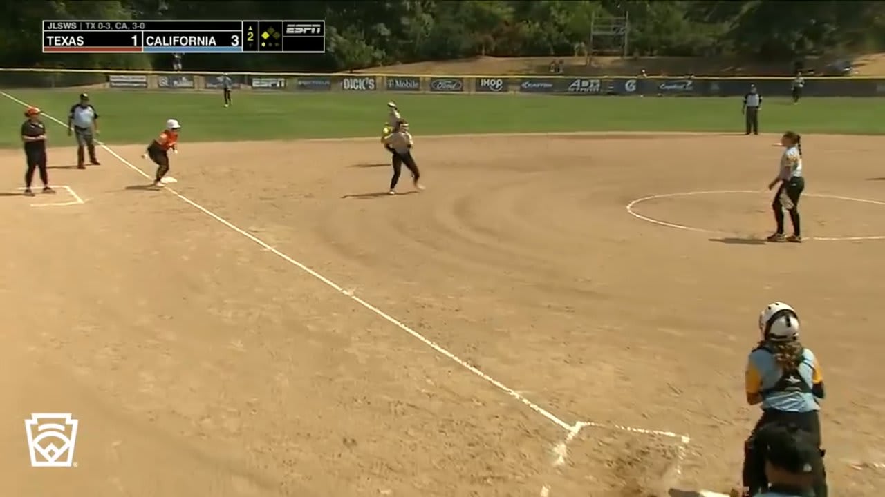 California's inning-ending double play - Little League