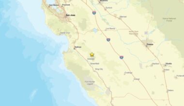 Earthquake of magnitude 2.9 reported near Pinnacles, CA on Aug. 9