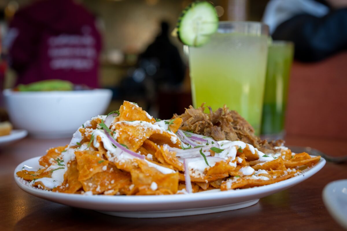 Chilaquiles at Homegirl Cafe