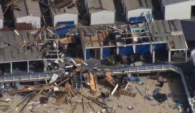 Tornado Long Island: Video shows wrecked Atlantic Beach from sky – NBC New York