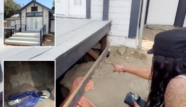 Riverside County family discovers stranger living under their house
