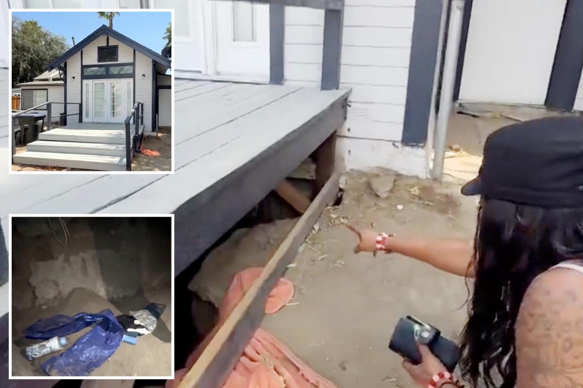 Riverside County family discovers stranger living under their house