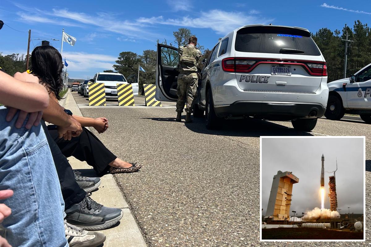 Reporters held at gunpoint at Vandenberg Space Force Base event