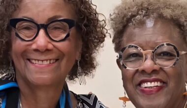 Post Co-Publisher Gay Plair Cobb with Brendalynn Goodall. Courtesy photo.