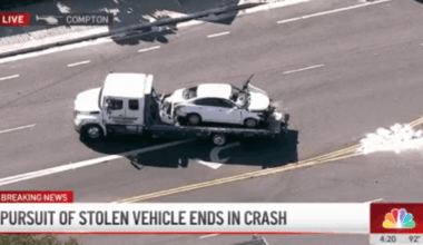 Stolen car pursuit end in crash in Compton – NBC Los Angeles