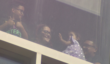 Little girl born without an immune system returns to Los Angeles hospital