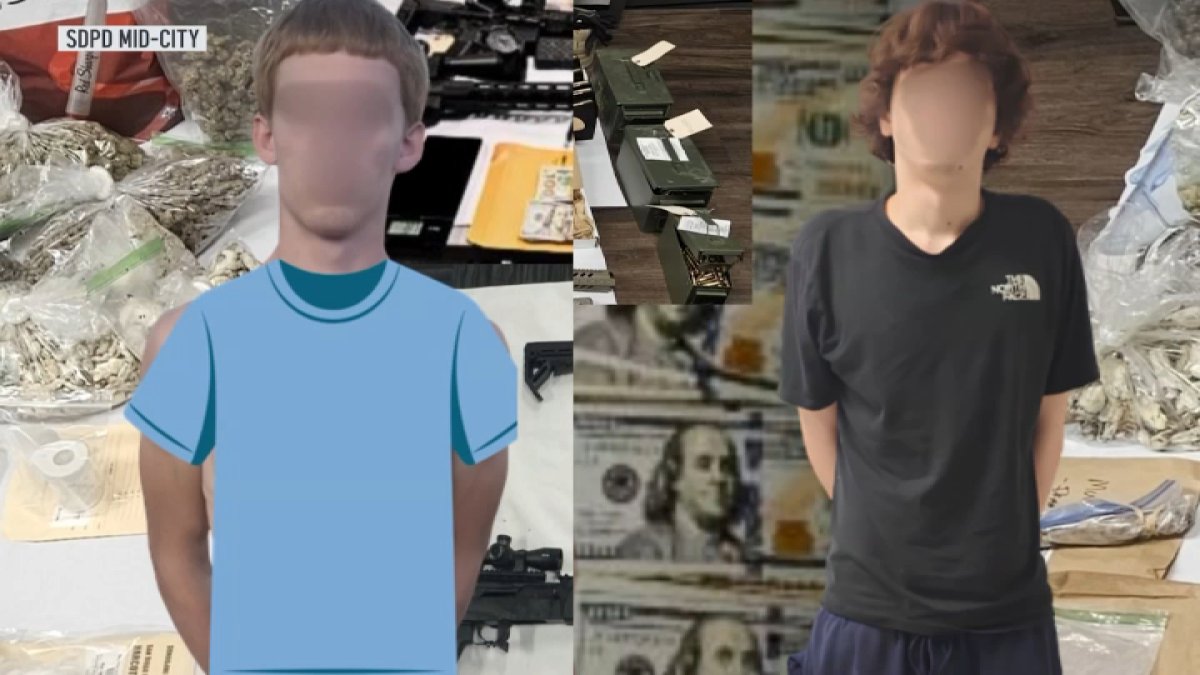 7 arrested after San Diego police investigation into online drugs and guns sales – NBC 7 San Diego
