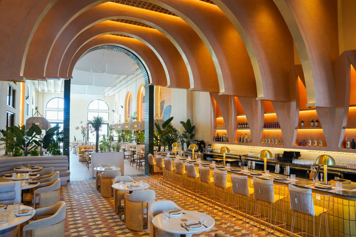 Inside Planta Cocina in Marina del Rey