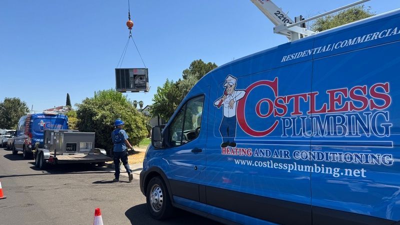 $12K Act of Kindness: Fresno elderly couple gets free AC repair in triple-digit heat. (Photo: FOX26 News Reporter Mayra Franco)