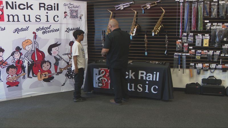 {p}A Kern County teen’s Make-A-Wish for a clarinet came true Friday morning. PHOTO: KBAK/KBFX{/p}