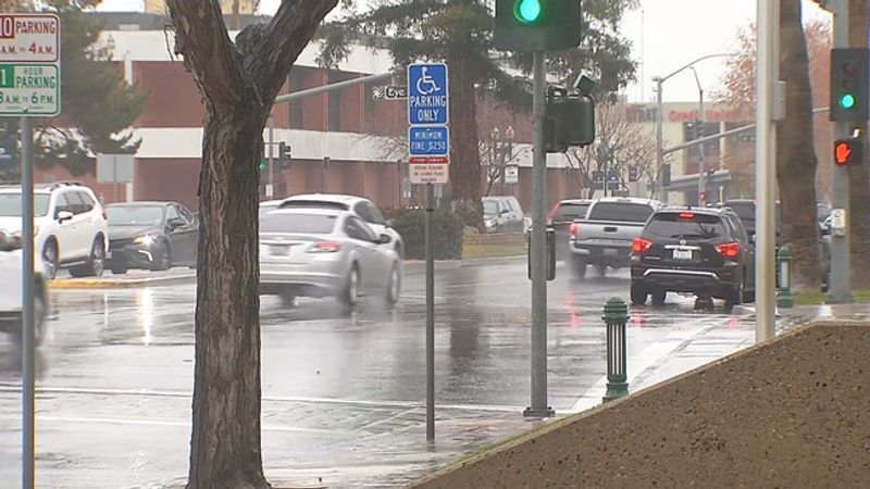 Rain in Bakersfield KBAK/KBFX