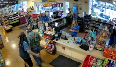 Amazon driver strikes 71-year-old man in California gas station in newly released video