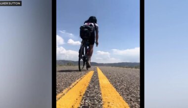 Man biking from San Francisco to New York passes through Sacramento region