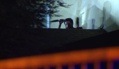 Armed suspect remains on roof after Sacramento apartment fire, police say