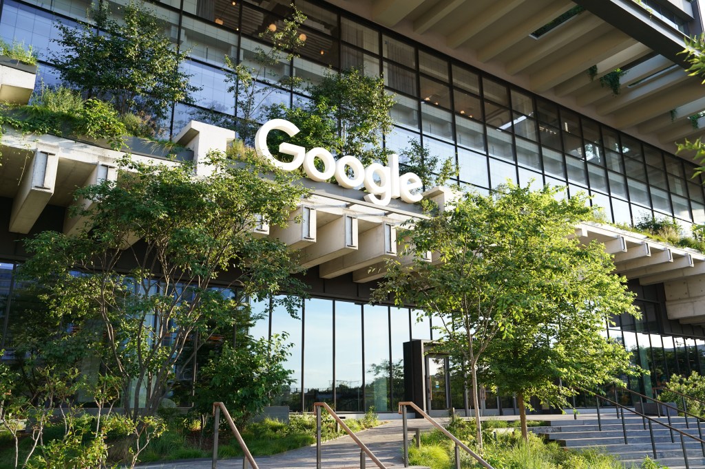 The Google office building at 335 West Houston Street in New York, NY.