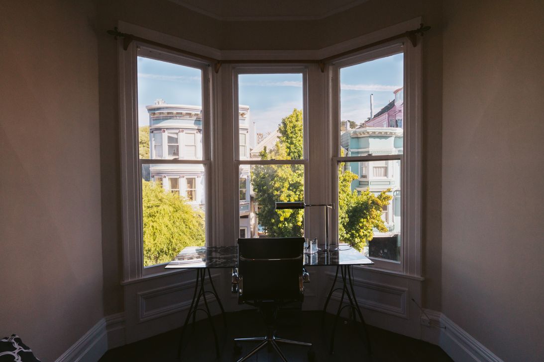 A room displayed during an open house in San Francisco on November 4, 2023.