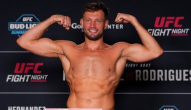 UFC Sacramento weigh-in results: Anthony Hernandez vs. Gregory Rodrigues set, Reinier de Ridder returns to 205
