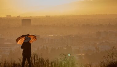 Hot, humid weather continue to linger over Southern California with chance of thunderstorms