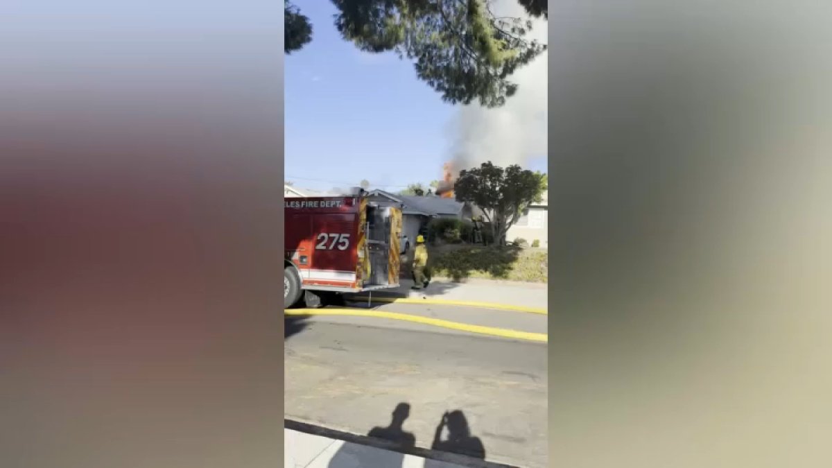 Person found dead in Granada Hills fire – NBC Los Angeles