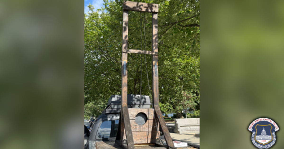 California man arrested near US Capitol with guillotine in truck bed