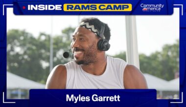 Inside Rams Camp - Los Angeles Rams defensive end Myles Garrett on his first Rams Training Camp, breaking the sack record, goals for the season & more