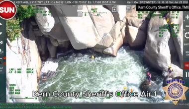 A California Sherrif's Office Works Quickly to Rescue a Woman That Fell Into the Kern River