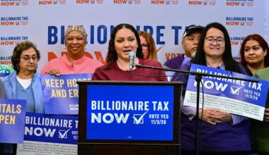 California Democrats endorse billionaire tax