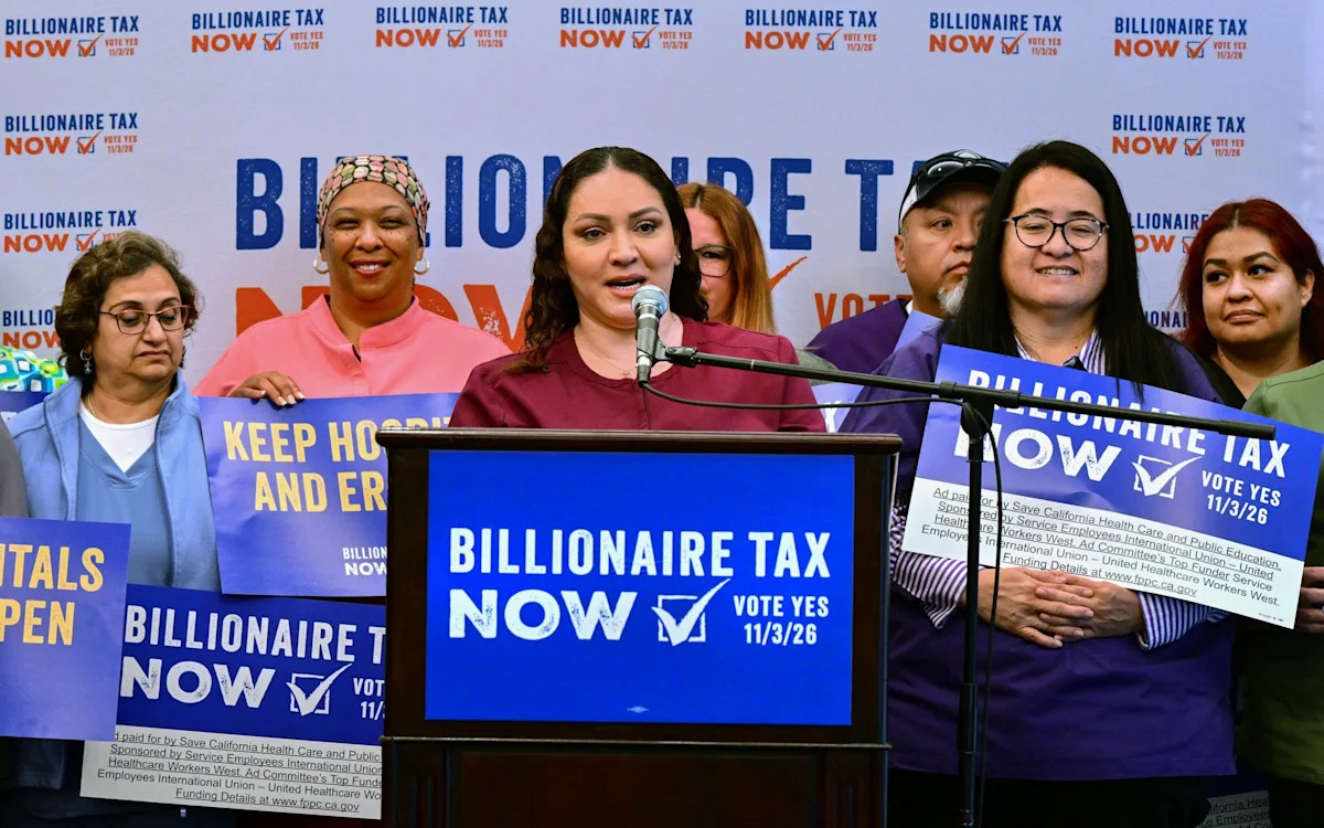 California Democrats endorse billionaire tax